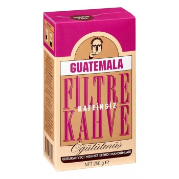 Mehmet Efendi 250gr  Guatemala Filtre (Kafeinsiz)
