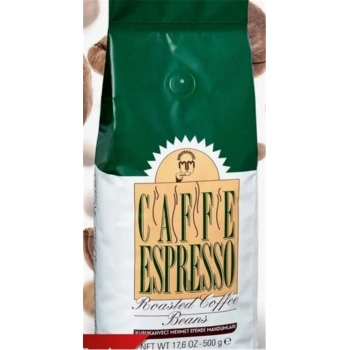Mehmet Efendi 500Gr Cafe Espresso Çekirdek Roasted Coffee No1