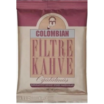 Mehmet Efendi 80gr Colombıan Filtre  (Öğütülmüş)