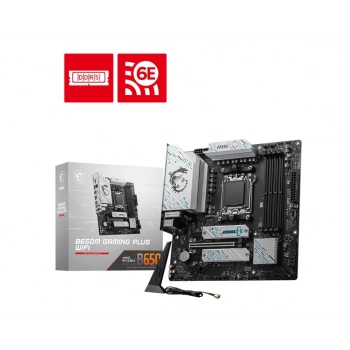 MSI B650M GAMING PLUS WIFI AM5 DDR5 7200+(OC)MHz mATX Gaming Anakart