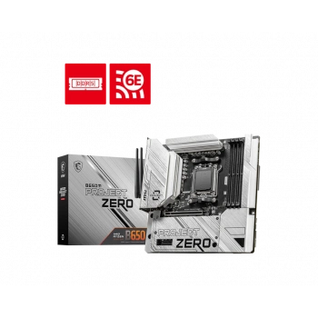 MSI B650M PROJECT ZERO AM5 Soket DDR5 7600(OC)MHz mATX Anakart