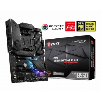 MSI MPG B550 Gaming Plus AM4 DDR4 4400(OC)MHz ATX Gaming Anakart