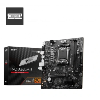 Msı Pro A620M-B AMD A620 AM5 Soket DDR5 6800(OC)MHz mATX Anakart