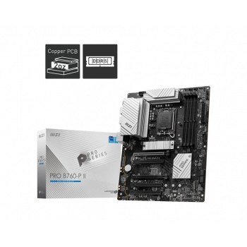 MSI PRO B760-P II 7000(OC) DDR5 Soket 1700 M.2 HDMI DP ATX Anakart