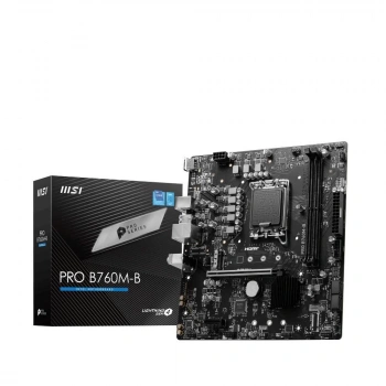 MSI PRO B760M-B 4800MHz (OC) DDR4 Soket 1700 M.2 HDMI mATX Anakart