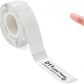 NIIMBOT TT14-40-160TRANSPARENT Şeffaf 14X40MM Termal Etiket