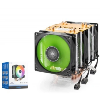 NODAR ND2605 CPU Kule Tipi İşlemci Soğutucu Üç Fanlı 90 mm Siyah