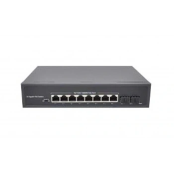 Nova NVC-PSEG0822 8 Port Poe+ 10-100-1000 Mbps 2 Port 10-100-1000 Mbps Uplink 2 Port SFP Switch 120W