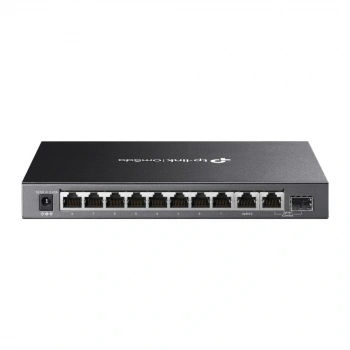 Omada Tp-Link DS110GMP 8 Port 10-100-1000 Poe+ Switch 1 Port SFP + 1 Port Uplink Çelik Kasa Rack