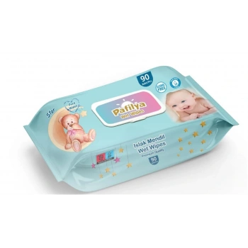Pafilya Star Bebek Islak Havlu 90 lı  (Alcohol Free- Paraben Free) Premium Quality Wet Wipes