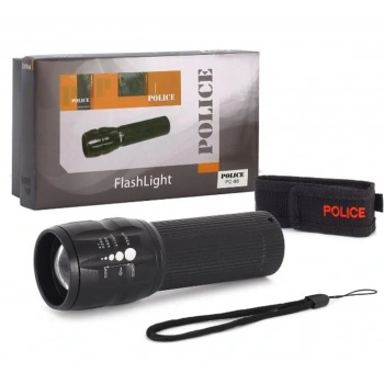 Police Pc-86 Pilli Para Kontrol Feneri Mor Işık