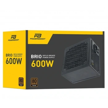 PowerBoost BST-ATX600E 600W APFC 12cm Fanlı  ATX PSU (Retail Box) Güç Kaynağı
