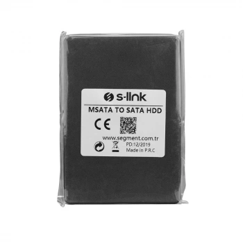 S-link MSATA TO SATA Harici 2.5 Siyah Hdd Kutusu