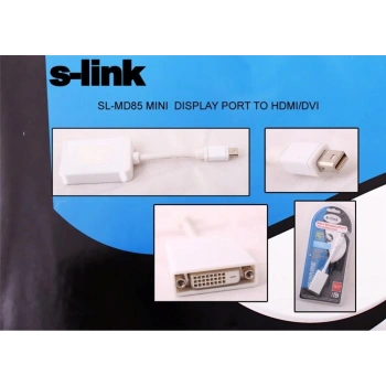 S-link SL-MD85 Mini Display Erkek To Dvı 24+5 Çevirici