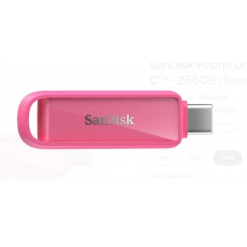 Sandisk SDIXS0N-256G-GN6NG 256GB Phone Drive with USB-C-128GB (Seastar Pink) Flash Bellek