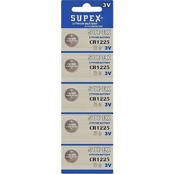 Supex CR1225-C5 3V Lityum Düğme Pil 5li Paket