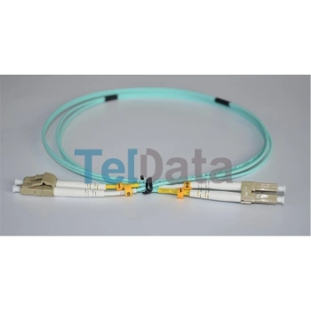 TELDATA TLD-LCLCOM21 LC-UPC-LC-UPC MM DX OM3 1 METRE FIBER OPTIK PATCHCORD