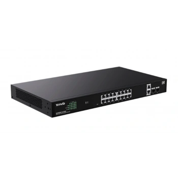 Tenda TEG2220P-16-250W 16 Port 10-100-1000 POE +2 SFP Switch Cloud Yönetilebilir Çelik Kasa Switch