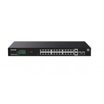 Tenda TEG2228P-24-410W 24 Port 10-100-1000 + 2 Port SFP + 2 Port Uplink Cloud Yönetilebilir