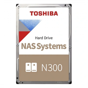 Toshiba 22TB Toshiba N300 HDWG62CUZSVA SATA 3.0 7200 RPM 3.5 Nas ve Güvenlik Diski