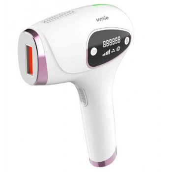 Umie IPL98 Beyaz 3 Başlık 9 Hız Kademeli IPL Lazer Epilasyon Cihazı 1 Milyon Atım Buzlu Quartz Tüp