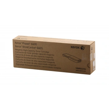 Xerox 106R02234 Phaser 6600-6605 Yüksek Kapasite Magenta Kırmızı Toner