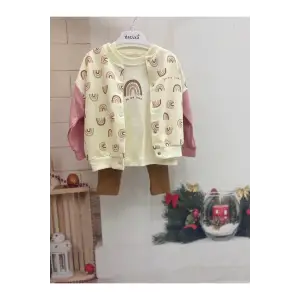 Rainbow 3lü Takım kız Bebek Takımı