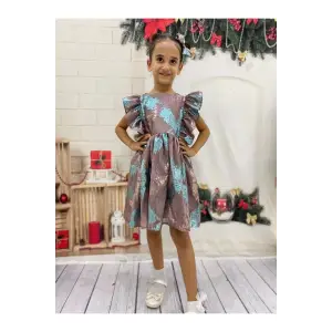 Sıfır Kollu Kız Çocuk Elbisesi