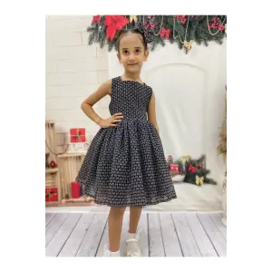 Siyak Fisko Kız Çocuk Elbisesi
