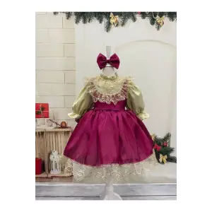 Elizabeth Dantelli Kız Çocuk Elbisesi
