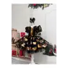 Siyah Gold Kız Çocuk Elbisesi