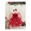 Yıldızlı Desenlı Kız Çocuk Elbisesi