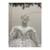 Beyaz Yıldızlı Kız Çocuk Elbisesi