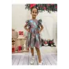 Sıfır Kollu Kız Çocuk Elbisesi