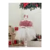 Pembe Parıltılı ı Kız Çocuk Elbisesi