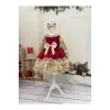 Mona 4 Parçalı Ön Fiyuklo Kız Çocuk Elbise