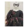 Siyah Kız Çocuk Elbisesi