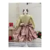 Pudra Pembesi Kız Çocuk Elbisesi