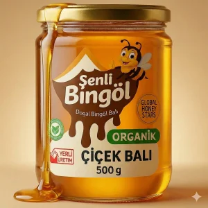 ORGANİK (500GR) ÇİÇEK BAL