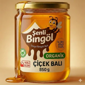 ORGANİK (850GR) ÇİÇEK BAL