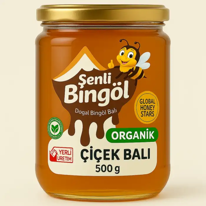ORGANİK (500GR) ÇİÇEK BAL