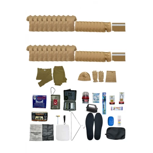 Astüm 18li Herşey Dahil Kışlık Yeni Bedelli Asker Malzeme Paketi