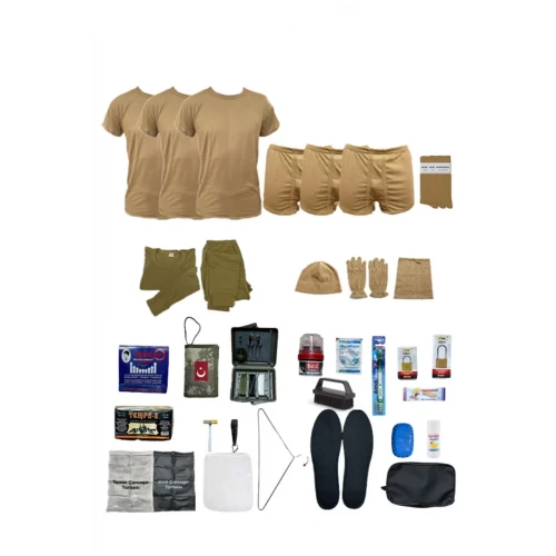 Astüm 3 Lü Herşey Dahil Kışlık Yeni Bedelli Asker Malzeme Paketi