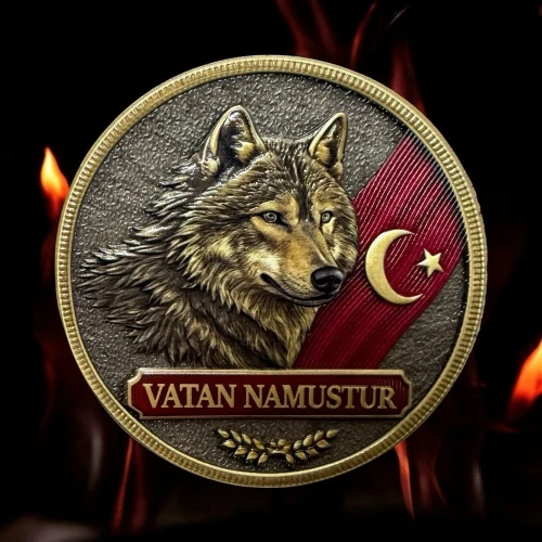 Astüm 3D Vatan Namustur Bozkurt Patch