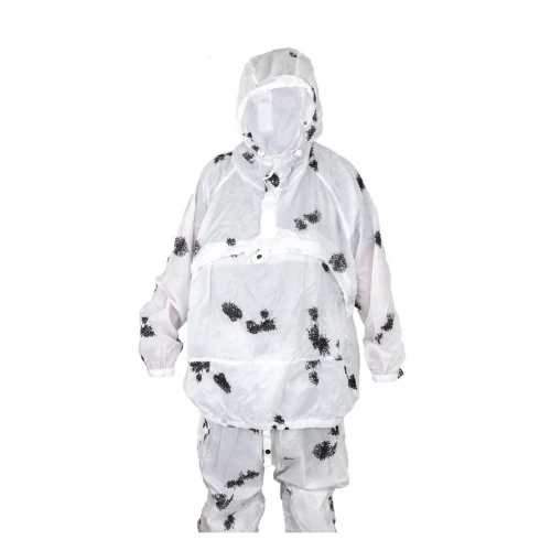 Astüm Beyaz Kar Yağmurluğu Alt Ve Üst Takım