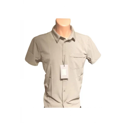 Astüm 212 Kısa Kollu Yazlık Gömlek - Bej