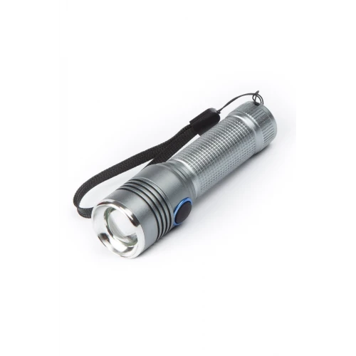 Astüm Şarjlı El Feneri Orta Boy Krom Renk