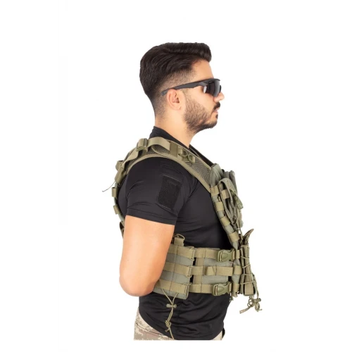 Astüm Tam Donanımlı Hücum Yeleği Haki