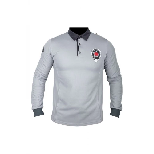 Astüm Özel Güvenlik Uzun Kollu Şardonlu Tişört