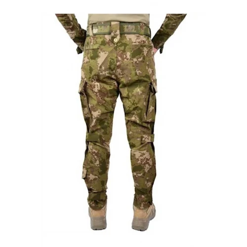 Astüm 6 Cepli Askeri Kamuflaj Desenli Esnek Trekking Taktik Pantolon